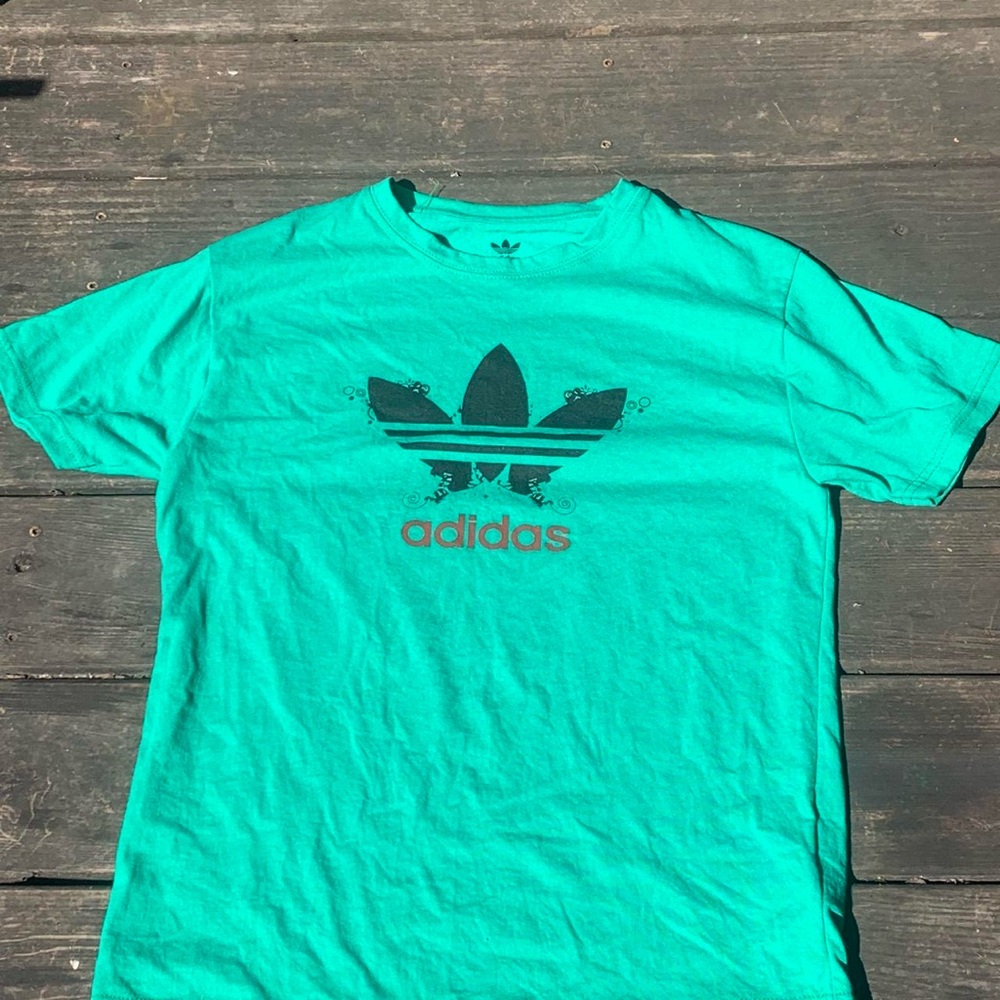 Adidas Teal Crew Neck Tee
